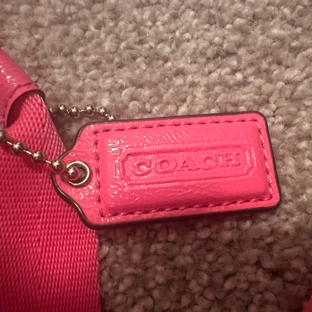 Coach signature weekender getaway nylon bog and tote set - neon pink and gray - Picture 3 of 3